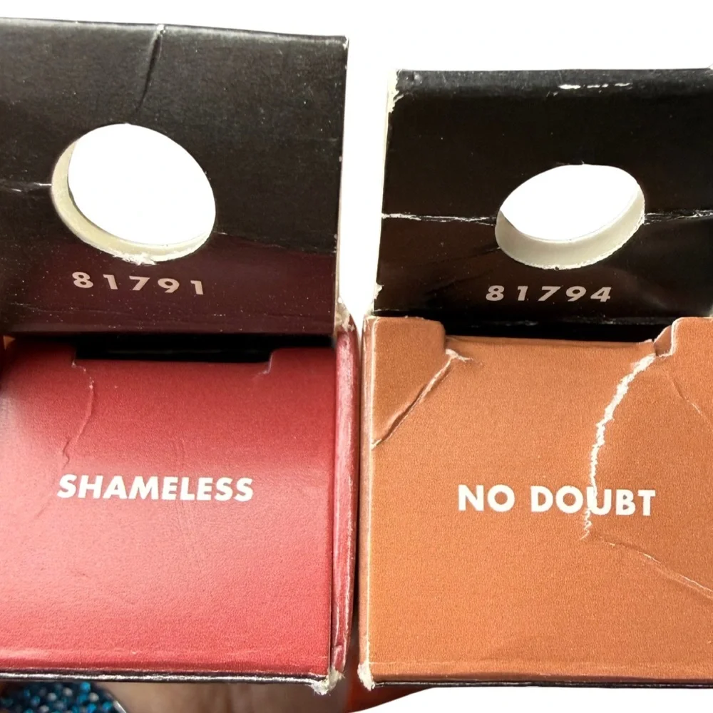 ELF O Face Satin Lipstick - Shameless and No Doubt